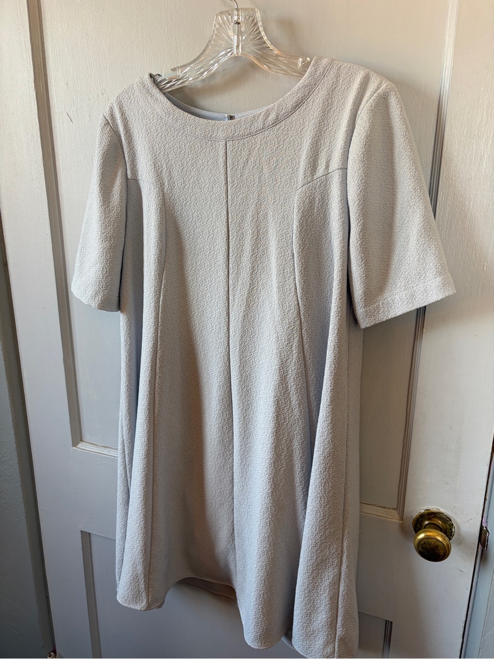 Cooperative Cream Textured Midi Dress 1-17